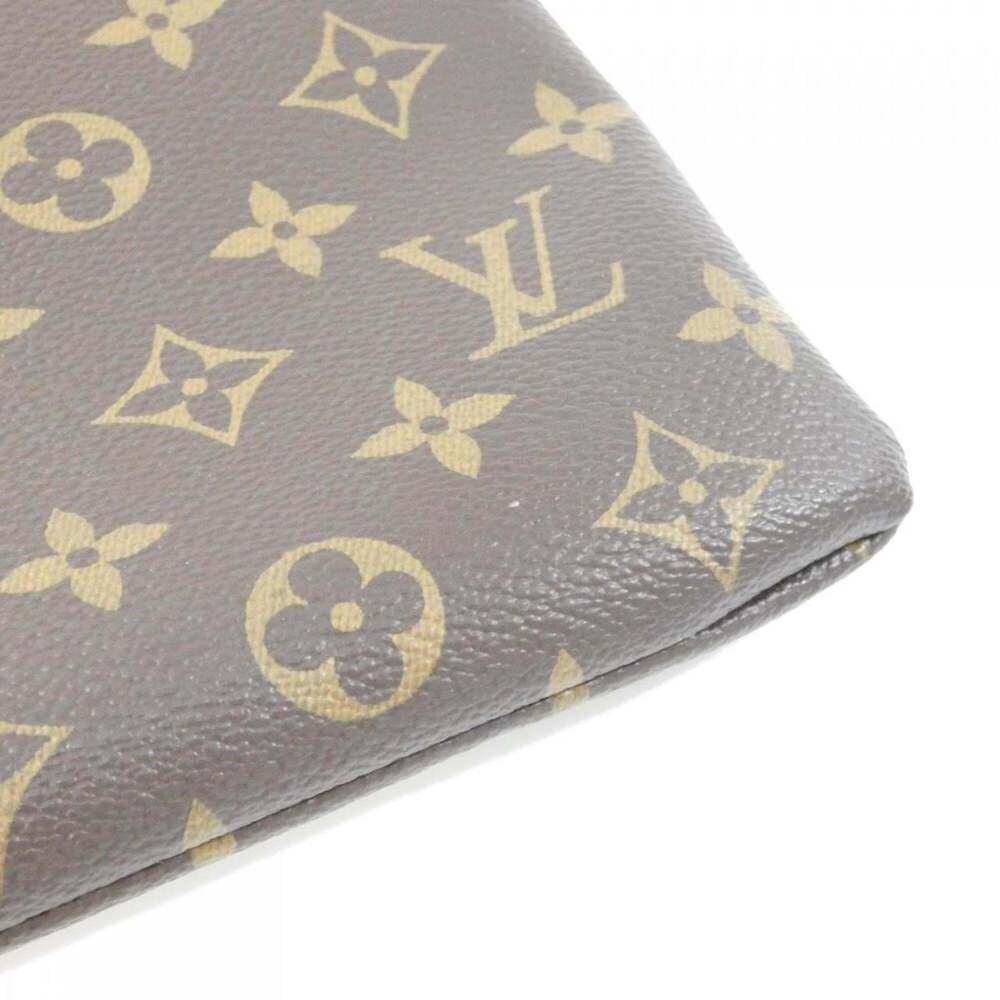 LOUIS VUITTON Brown Monogram Pouch - Picture 4 of 5